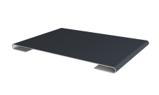 Планка стыковочная 0,45 Drap TX RAL 7024 мокрый асфальт (2м)