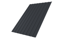 Профнастил С10A Grand Line 0,45 Drap TX RAL 7024 мокрый асфальт