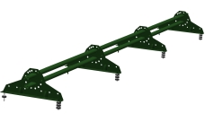 Снегозадержатель трубчатый Grand Line RAL 6002 3м