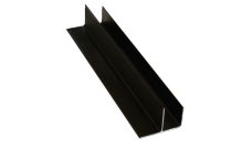 F-профиль MasterDeck 30х58,5мм анодированный Черный 3м
