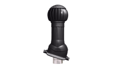 Комплект вентиляции Gervent для кровли Профнастил-21 125/160 черный