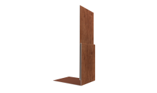 Планка приемная оконная 0,45 Print Premium Rowan Wood Intense FTC (3м)