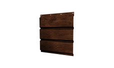 Софит металлический Grand Line полная перфорация 0,45 Print Elite с пленкой Cherry Wood TwinColor