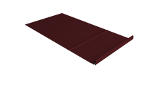 Элемент обхода Кликфальц Pro правый 0,5 PE RAL 3005 красное вино