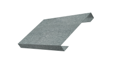 Ламель лицевая стартовая/финишная забора жалюзи Texas 80мм для калиток и ворот (с заполнением ламелями 150) 0,5 Zn