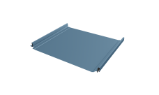 Кликфальц Pro Grand Line 0,45 Drap TX с пленкой на замках RAL 5024 пастельно-синий