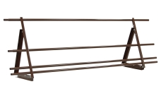 Ограждение кровельное со снегозадержателем Optima 0,65х2м RAL 8017