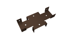 Кронштейн Х 60х60 Colority RAL 8017