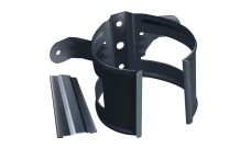 Кронштейн трубы на дерево GL PU 90 мм RAL 7024 мокрый асфальт