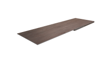 Планка финишная 48х25 0,45 Print Elite White Wood TwinColor (2м)