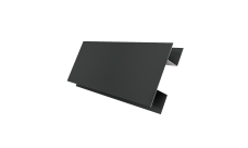 Планка H-образная Экобрус Grand Line 0,45 PE с пленкой RAL 7016 антрацитово-серый (2м)