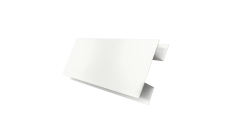 Планка H-образная стыковочная сложная 0,4 PE с пленкой RAL 9003 сигнальный белый (2м)