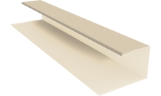 Планка П-образная Экобрус Grand Line 0,45 Принт Элит Молочное дерево TwinColor (3м)