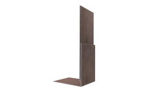 Планка приемная оконная 0,45 Print Elite White Wood TwinColor (2м)