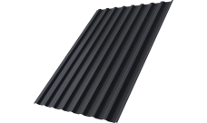 Профнастил С20B Grand Line 0,5 Satin Matt TX RAL 7024 мокрый асфальт