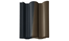 Рядная черепица Braas Таунус антик темно-коричневый