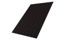 Профнастил С10A 0,45 PE-Double с пленкой RAL 9005 черный