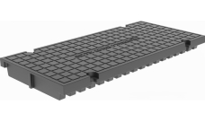 Крышка глухая для лотка водоотводного Gidrolica Pro КЛ-20.23,8.50 - пластиковая, кл. С250 (526)