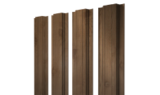 Штакетник Прямоугольный с прямым резом Grand Line 0,45 Print Premium Pine Wood Fresh