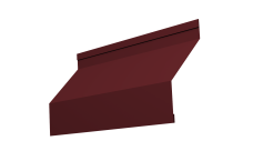 Ламель забора жалюзи Milan 0,45 PE-Double RAL 3005 красное вино