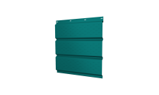 Софит металлический Grand Line полная перфорация 0,45 PE с пленкой RAL 5021 водная синь