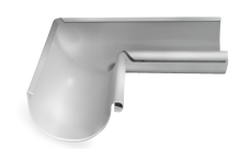 Угол желоба внутренний Grand Line PU 90 гр 150 мм RAL 9003 сигнальный белый