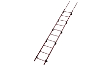 Лестница кровельная Grand Line RAL 3005 2,76м