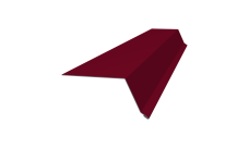 Планка капельник 100х55 Grand Line 0,45 PE с пленкой RAL 3003 рубиново-красный (2м)