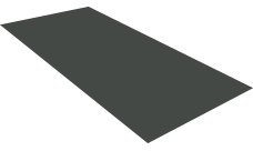 Плоский лист Grand Line 0,5 PurLite Matt с пленкой RAL 7016 антрацитово-серый