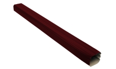 Труба прямоугольная Vortex в1 1м RAL 3005