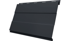 Вертикаль проф Grand Line 0,45 ПЭ двухсторонний с пленкой RAL 7024 мокрый асфальт