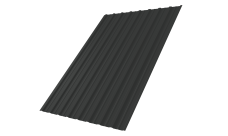 Профнастил С10A Grand Line 0,5 Satin RAL 7016 антрацитово-серый