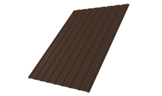 Профнастил С10B Grand Line 0,5 Satin Matt RAL 8017 шоколад