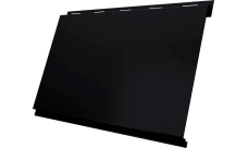 Вертикаль классик Grand Line 0,45 Drap ТХ двухсторонний с пленкой RAL 9005 черный