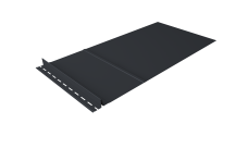 Элемент обхода Кликфальц Pro левый 0,5 PE RAL 7024 мокрый асфальт