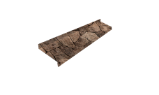 Отлив простой 100 0,45 Print Elite King Stone TwinColor (2м)