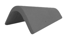 Боковая универсальная черепица Braas графит