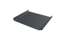 Кликфальц Pro Grand Line 0,5 Velur X с пленкой на замках RAL 7024 мокрый асфальт