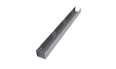 Крепежный вкладыш универсальный для забора жалюзи Milan Slim Grand Line 0,5 Satin RAL 7024 (2м)