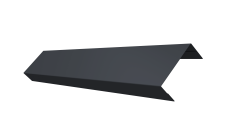 Ламель лицевая 50 забора жалюзи Texas Grand Line 0,45 Drap TwinColor RAL 7024 мокрый асфальт