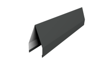 Ламель забора жалюзи Tokyo 0,5 Satin RAL 7016 антрацитово-серый