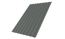 Профнастил С20B 0,45 PE RAL 7005 мышино-серый