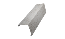 Декоративная накладка на столб универсальная угловая 80х80 для забора жалюзи 0,45 Print Elite Snow Wood TwinColor (1,8м)