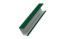 Крышка для забора жалюзи Milan, Tokyo (для калиток и ворот) Grand Line 0,5 Satin Matt TX RAL 6005 зеленый мох (2м)