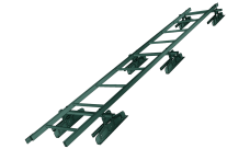 Лестница кровельная для фальца RAL 6005 (3м)