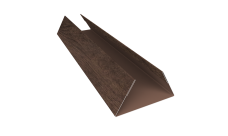 Планка стыковочная составная нижняя 0,45 Print Elite Antique Wood TwinColor (2м)