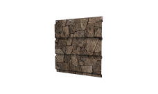 Софит металлический Grand Line без перфорации 0,45 Print Elite с пленкой King Stone TwinColor