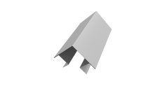 Угол внешний сложный Кликфальц Pro 0,45 Drap TX RAL 7047 телегрей 4 (3м)