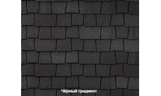 Черепица гибкая RoofShield Премиум Эстейт черный градиент
