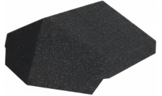 Конек торцевой для ребрового конька Gerard Eleganta 130 пластиковый черный